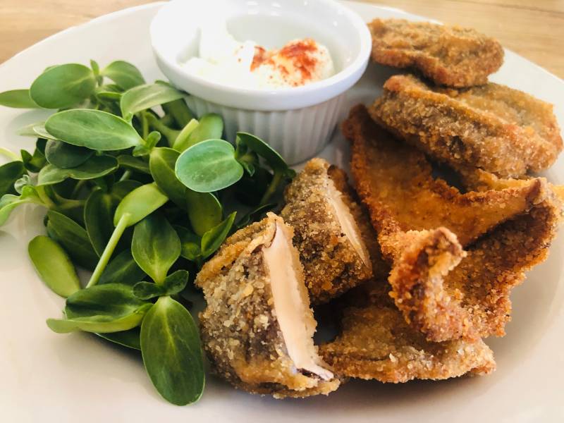 Cardoncello e Shiitake in frittura